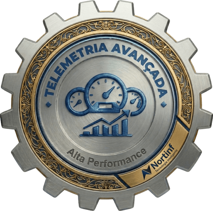 Selo Telemetria Avançada - Certificação Frota Inteligente Nortinf